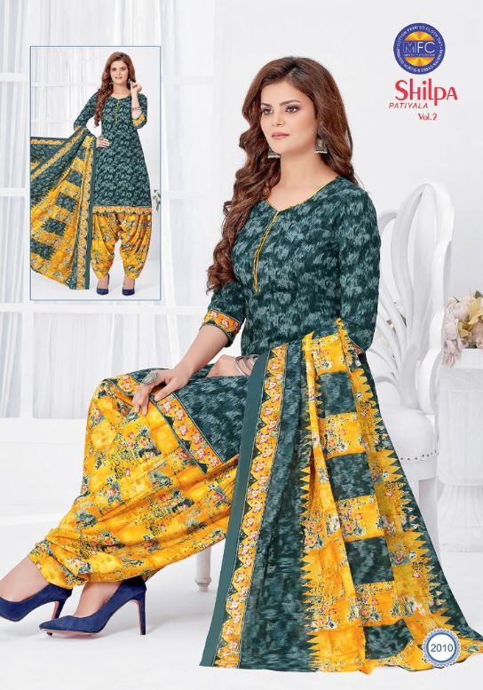 Mfc Shilpa Patiyala 2 Casual Wear Cotton Printed Designer Dress Material Collection
